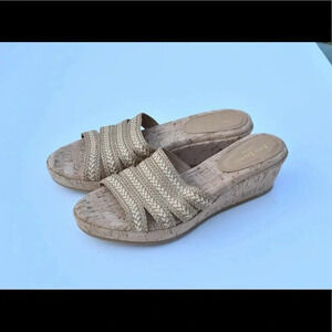 NWOT Eric Javits wedge sandals